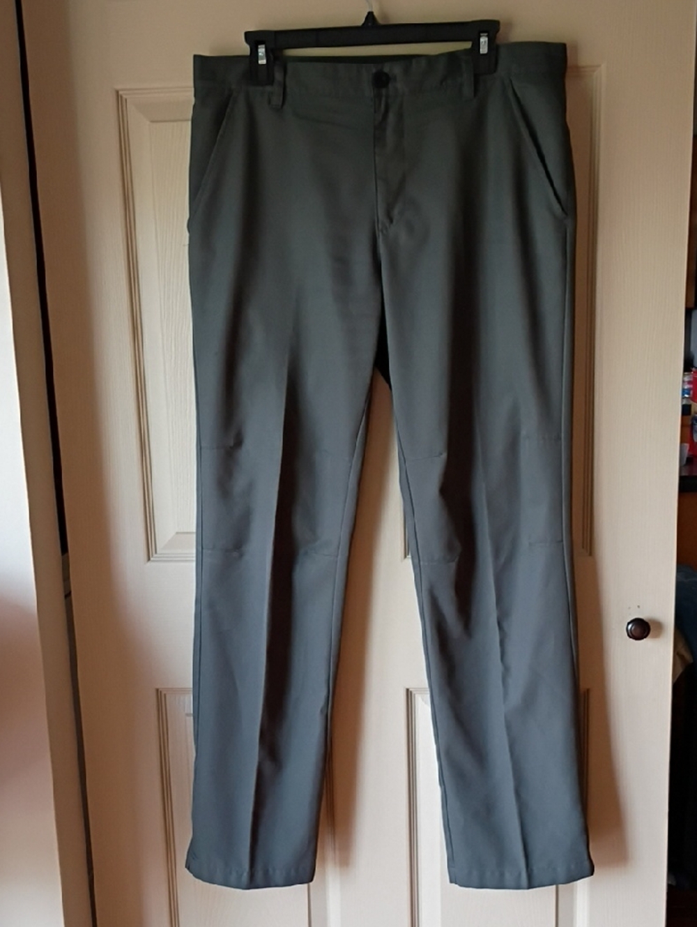 Izod Slim-fit Golf Pants 34 X 32- Grey - Men's